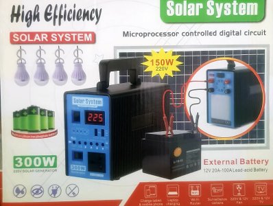 Simply Solar 150W Portable Generator - Sustainable Power for Nigerian Homes