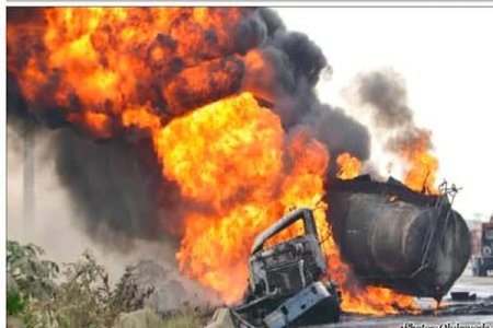 Chaos on East-West Road as Tankers Explode, Leaving Many Dead